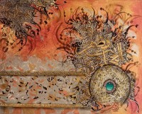 Mudassar Ali, 18 x 24 Inch, Oil on Canvas, Calligraphy Painting, AC-MSA-087